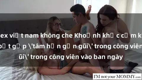 sex việt nam không che Khoảnh khắc cấm kỵ: Cặp đôi bị bắt gặp 'tâm hồn gần gũi' trong công viên vào ban ngày